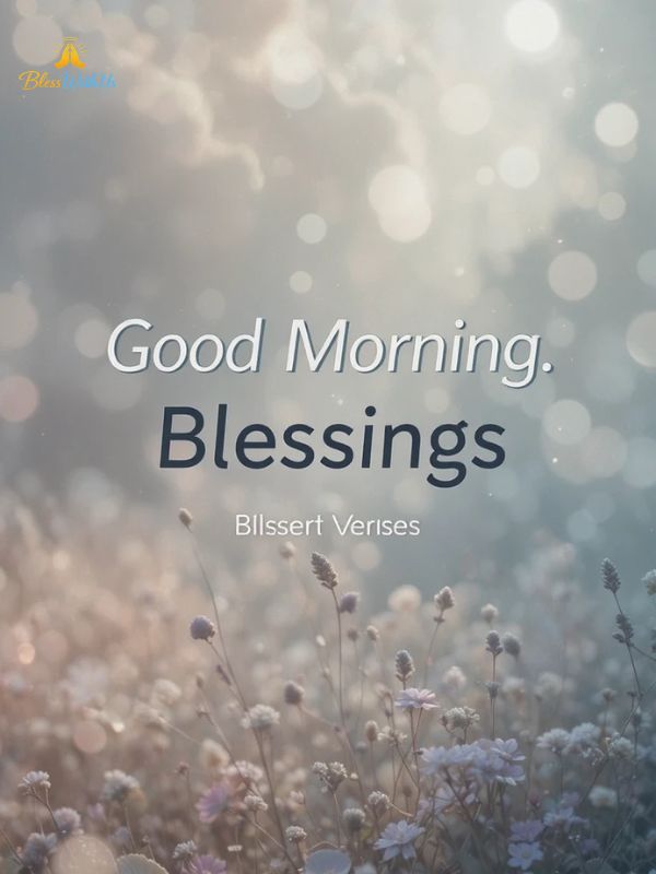 Good Morning Blessings Bible Verses