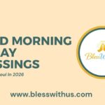 Good Morning Friday Blessings