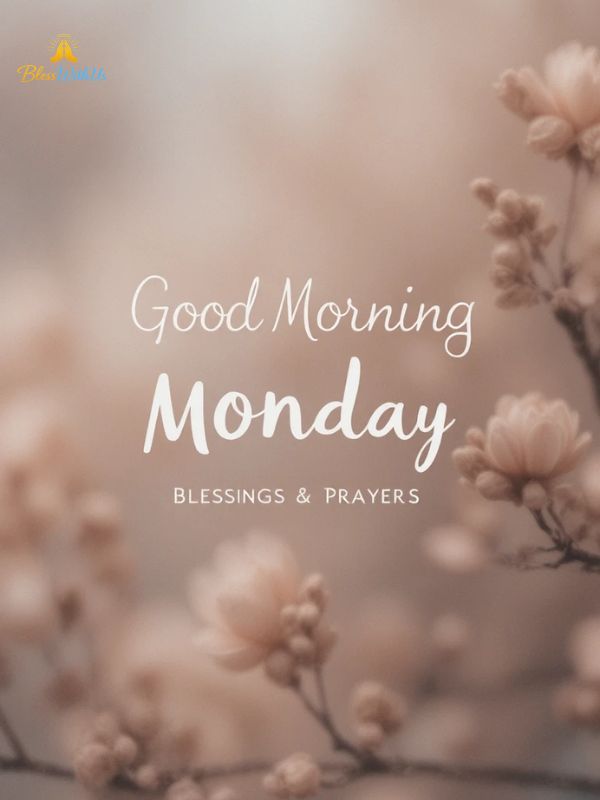 Good Morning Monday Blessings and Prayers