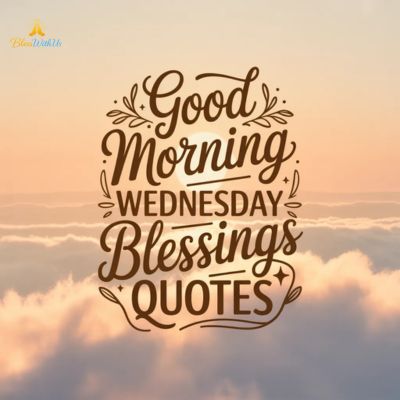 GOOD MORNING WEDNESDAY BLESSINGS QUOTES