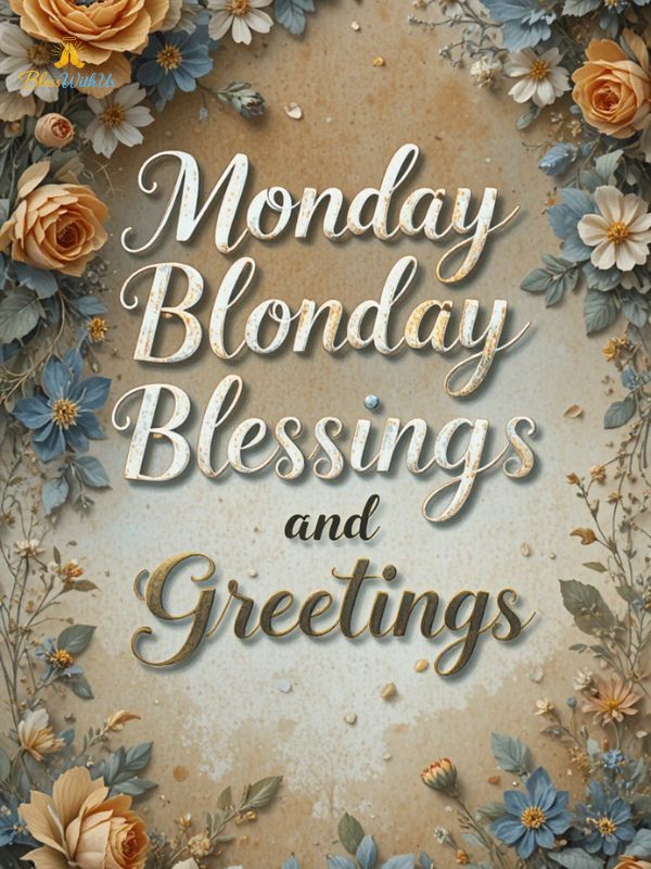 Monday Blessings and Greetings
