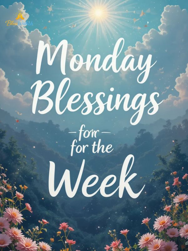 Monday Blessings for the Week