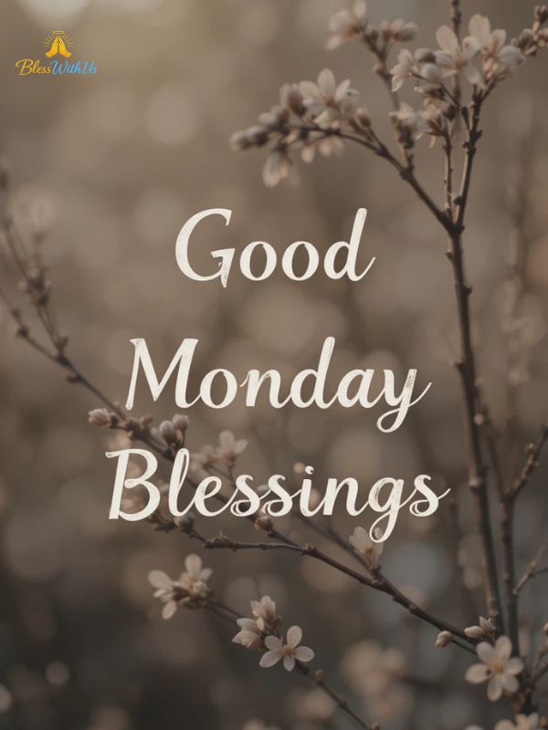 Short Good Morning Monday Blessings