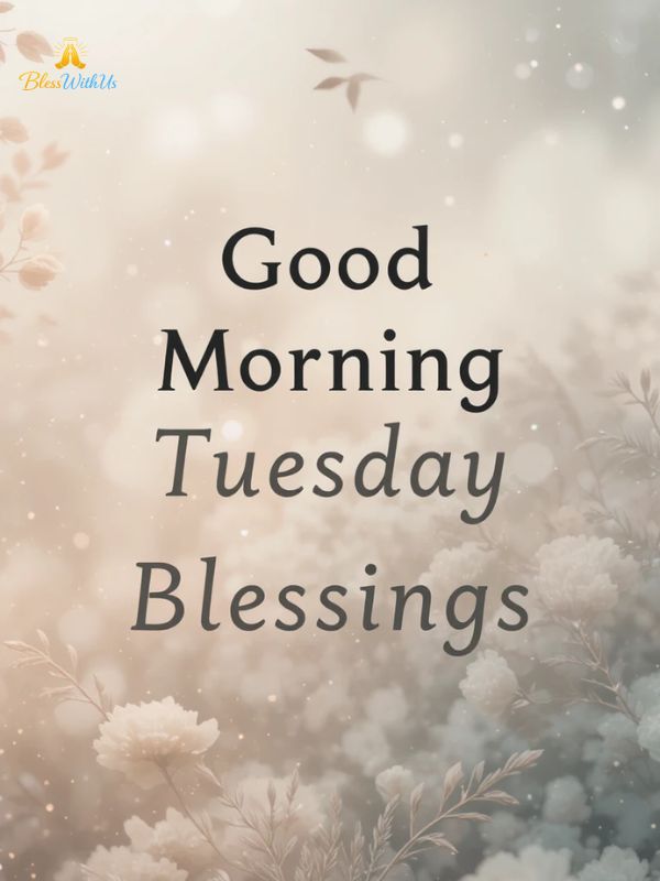 Short Good Morning Tuesday Blessings