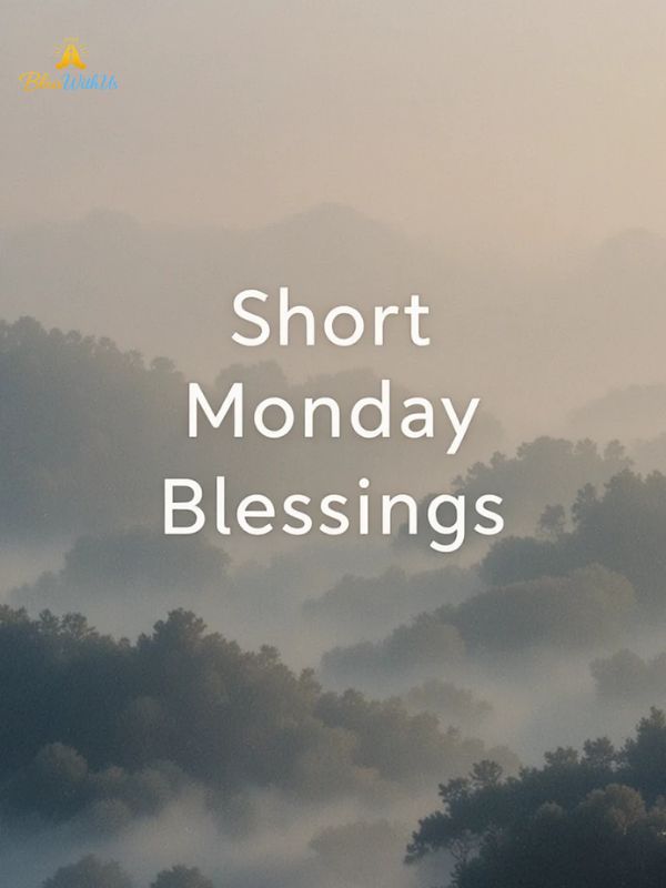 Short Monday Blessings Quotes