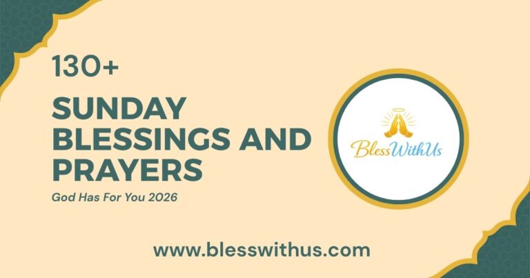 Sunday Blessings And Prayers