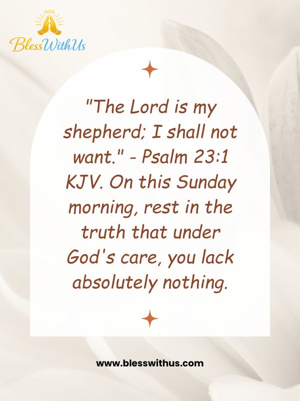 SUNDAY BLESSINGS BIBLE VERSES