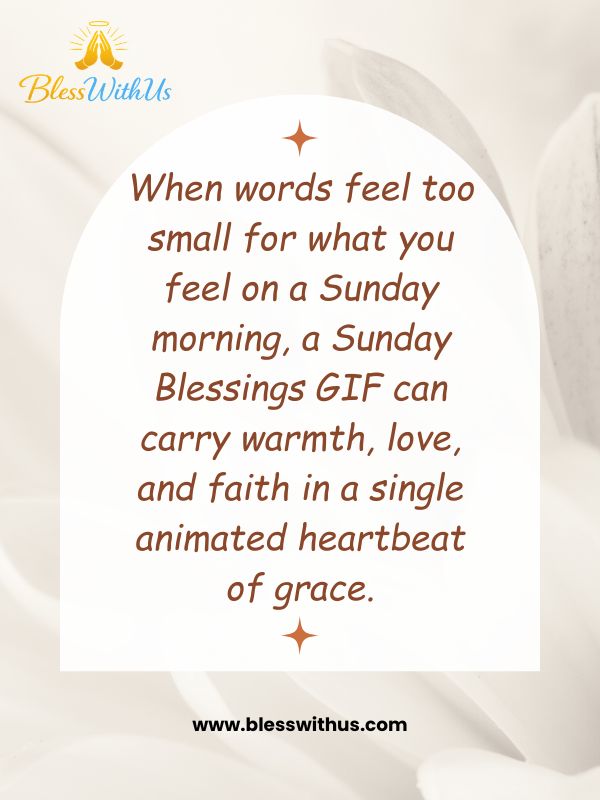 SUNDAY BLESSINGS GIF