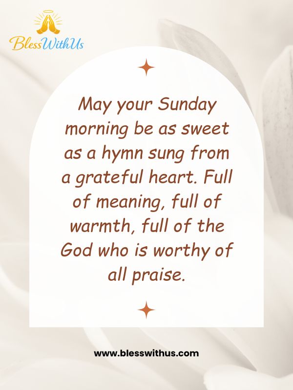 SWEET SUNDAY BLESSINGS AND GREETINGS