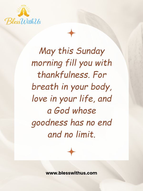 THANKFUL SUNDAY BLESSINGS