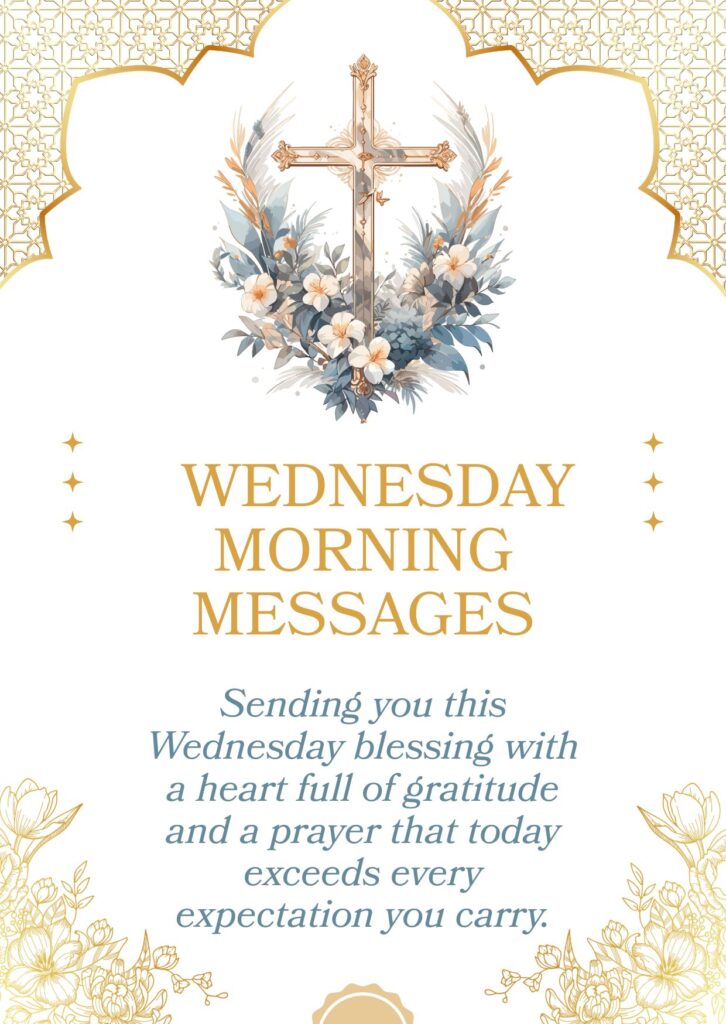 Beautiful Wednesday Good Morning Messages And Blessings