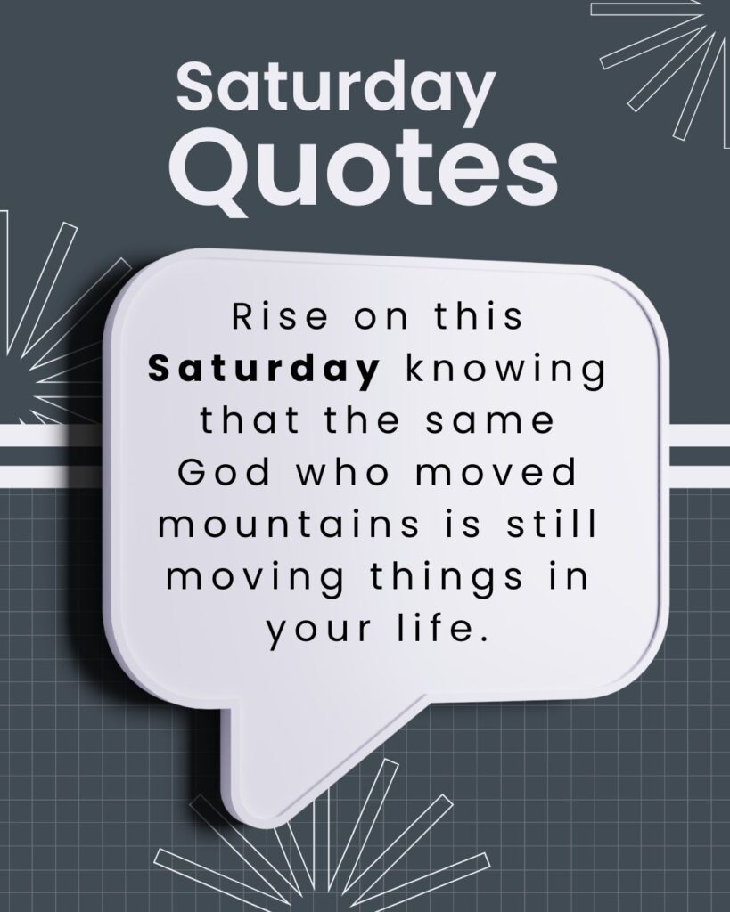 Best Saturday Quotes