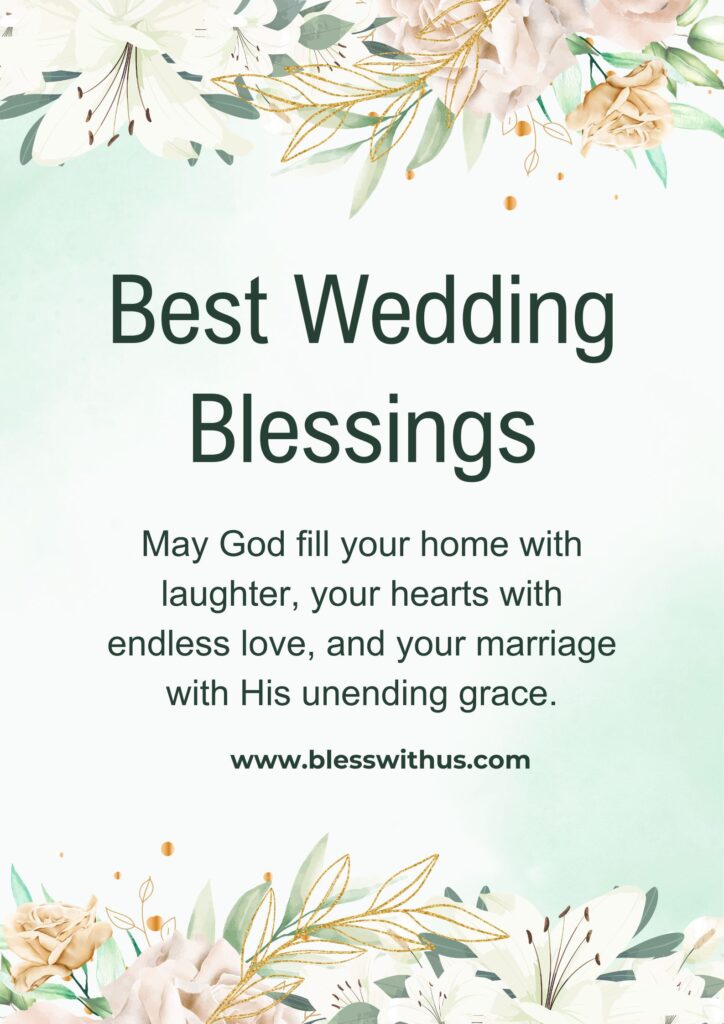 Best Wedding Blessings