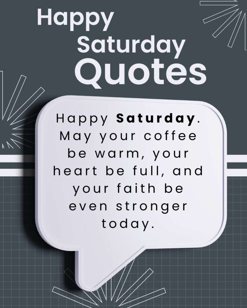 Happy Saturday Quotes