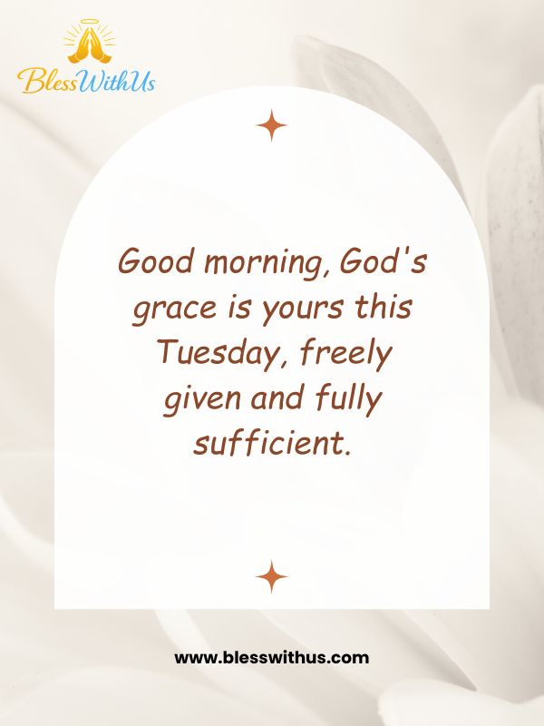 Short Good Morning Tuesday Blessings