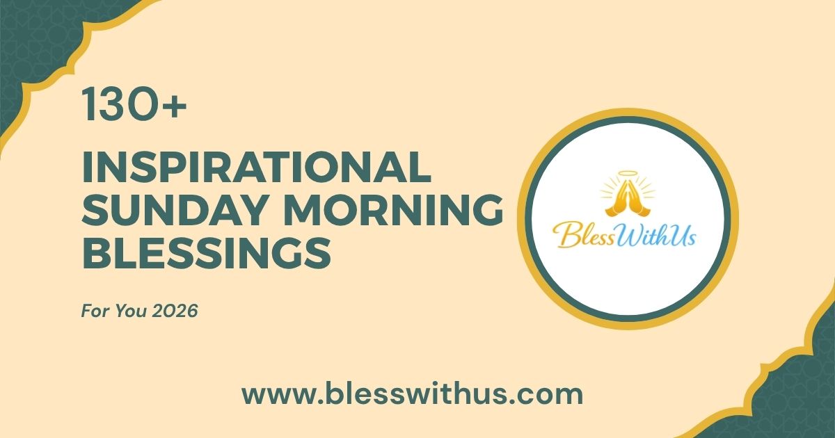 Sunday Morning Blessings For You