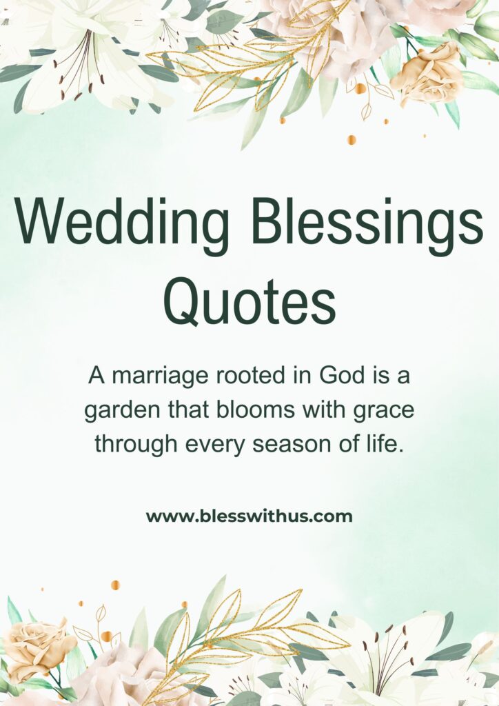Wedding Blessings Quotes