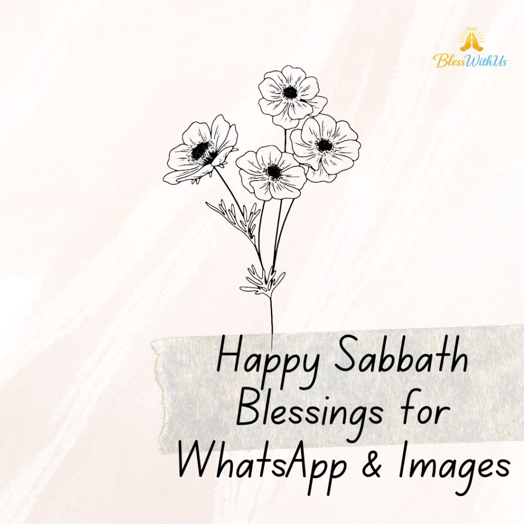 Happy Sabbath Blessings for WhatsApp & Images