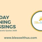 Sunday Evening Blessings