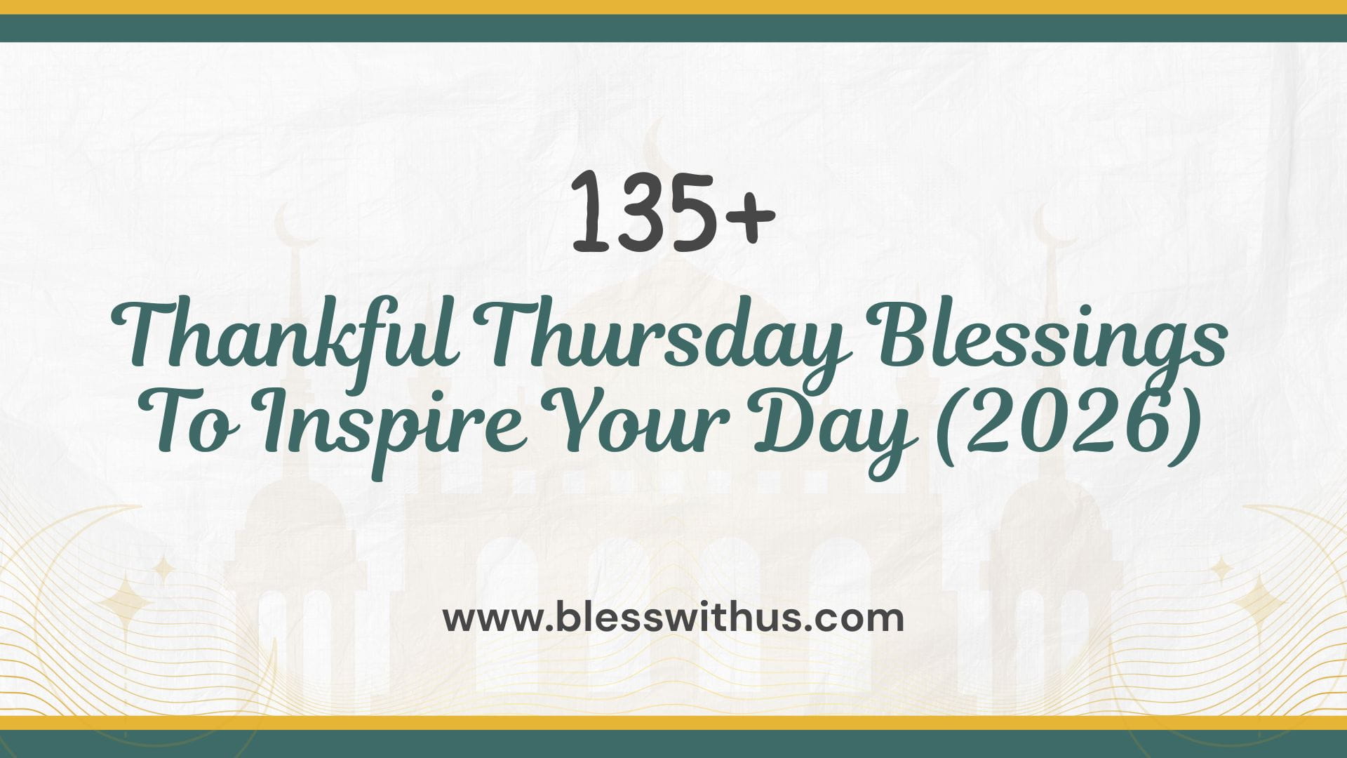 Thankful Thursday Blessings