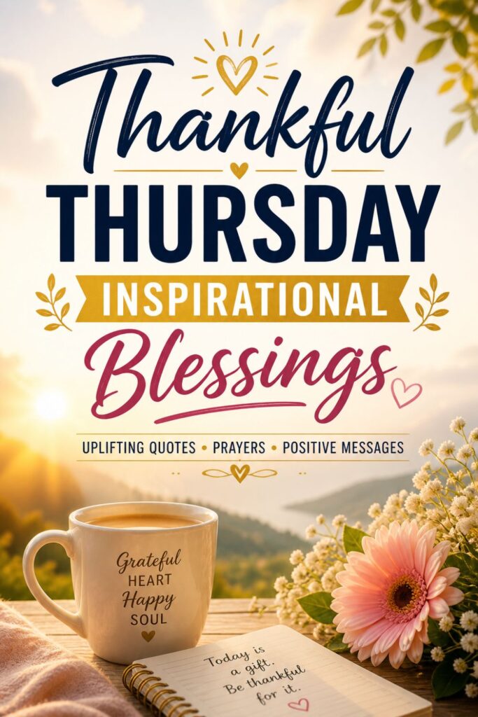 Thankful Thursday Inspirational Blessings