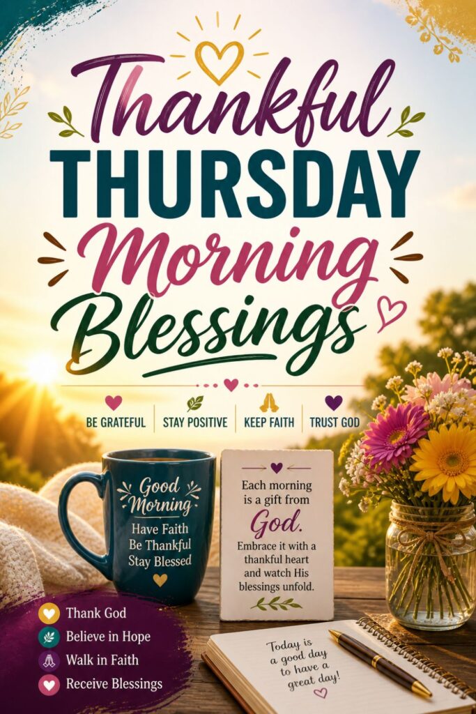 Thankful Thursday Morning Blessings