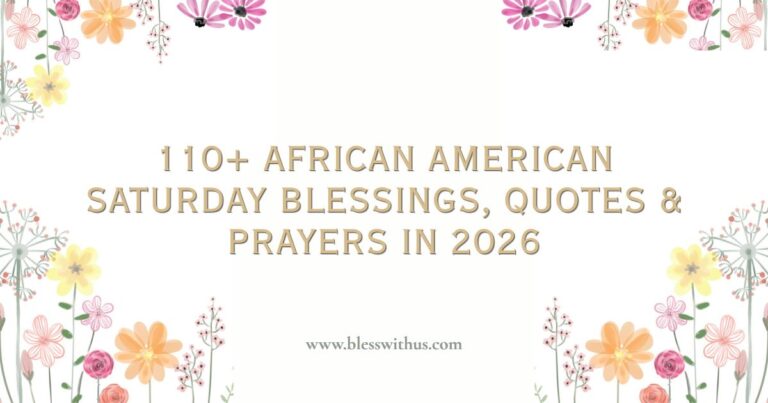 African American Saturday Blessings