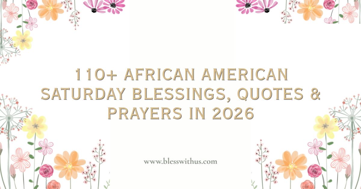 African American Saturday Blessings