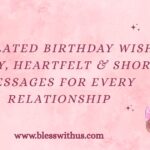 Belated Birthday Wishes