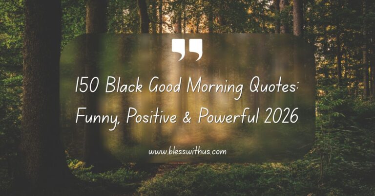 Black Good Morning Quotes