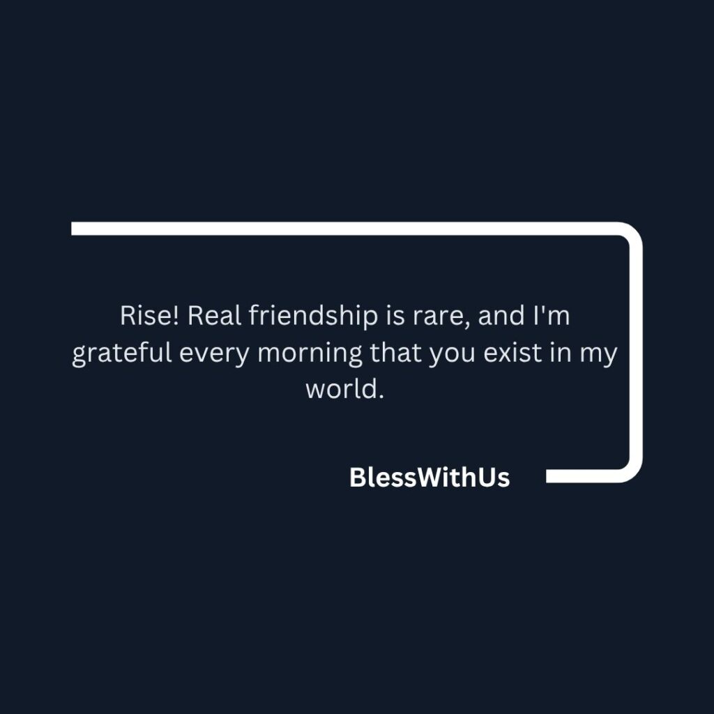 Black Good Morning Quotes for Friends