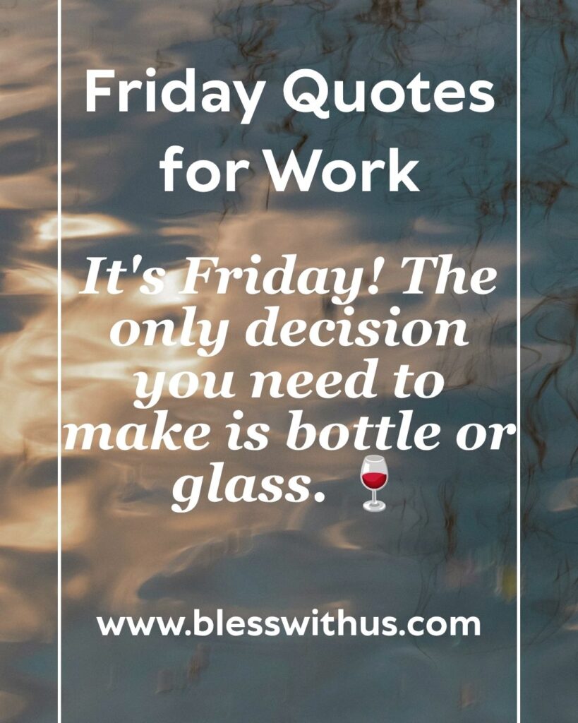 Friday Quotes for Work