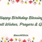 Happy Birthday Blessings