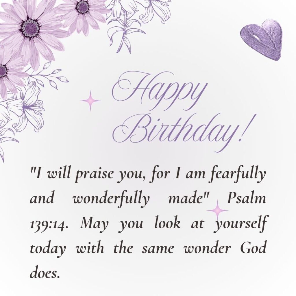 Happy Birthday Blessings Bible Verse