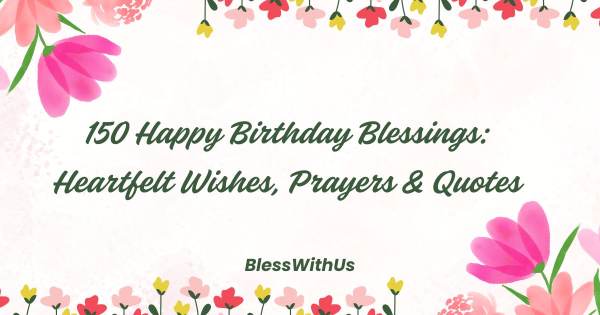 Happy Birthday Blessings