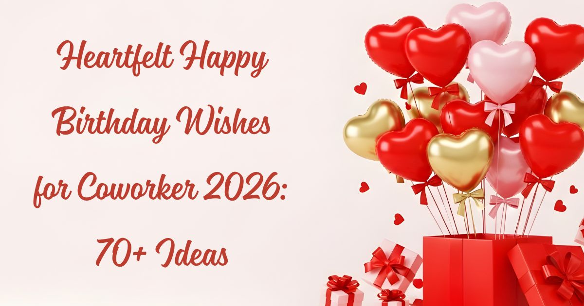 Happy Birthday Wishes for Coworker