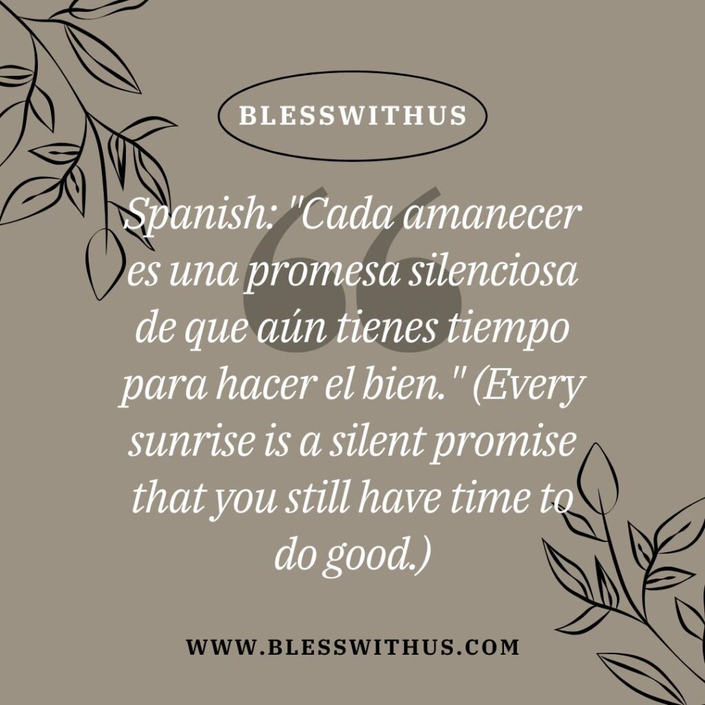 Heart Touching Deep Meaningful Good Morning Life Quotes in Different Languages