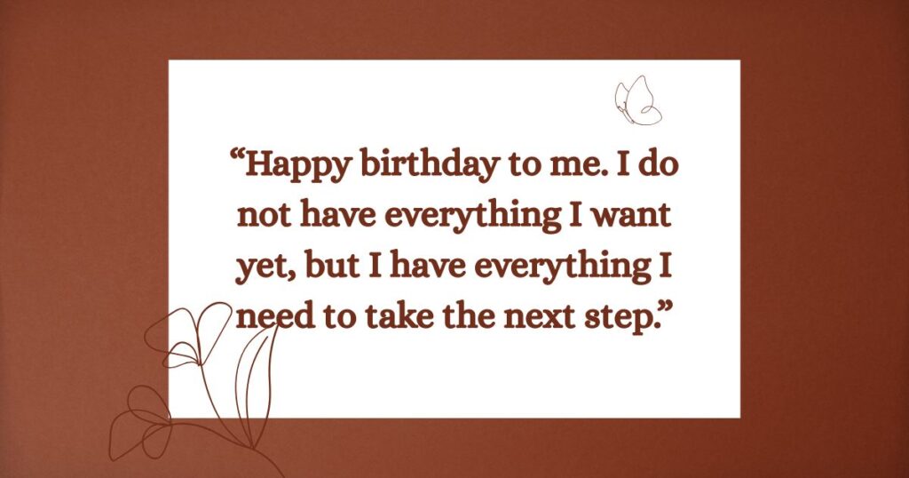 Heartfelt Birthday Wishes to Myself