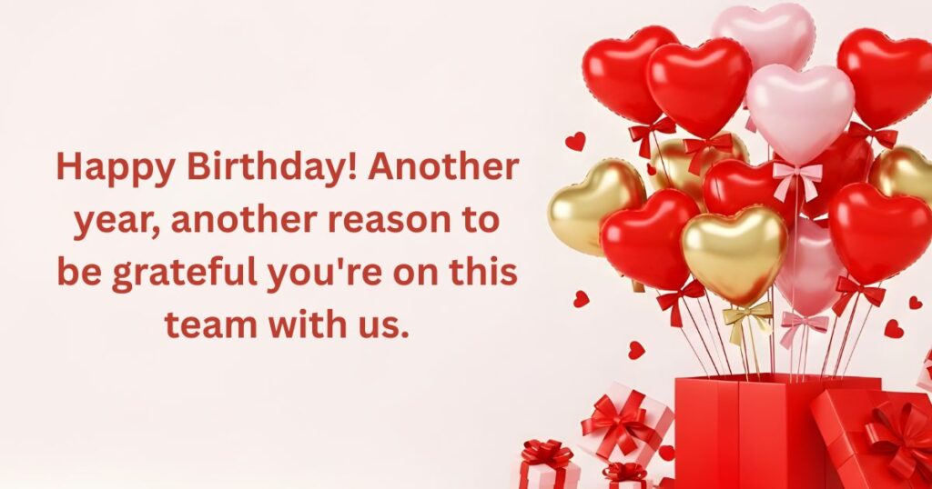 Short Birthday Wishes for Coworkers