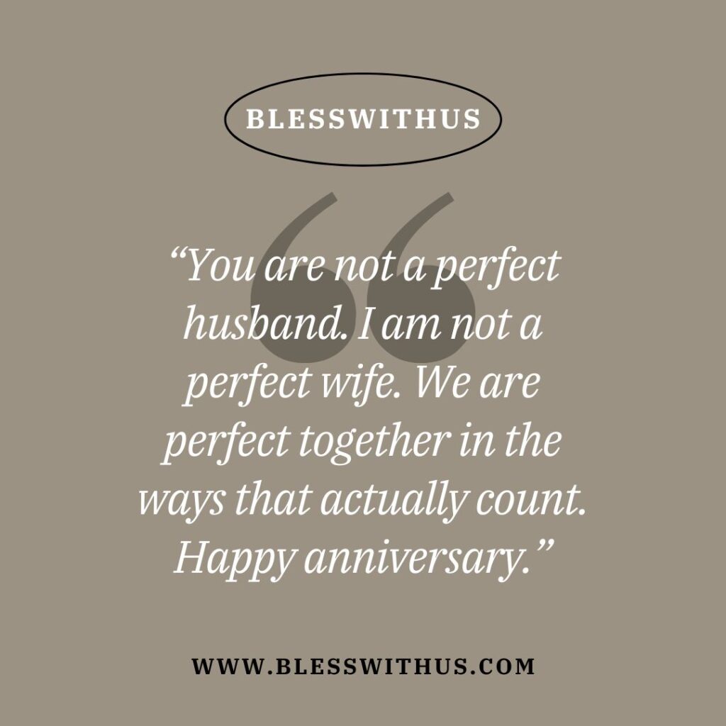 Short Funny Anniversary Quotes for Husband from Wife