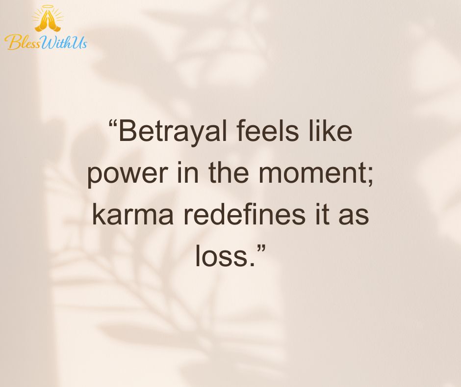 Betrayal Karma Cheating Quotes
