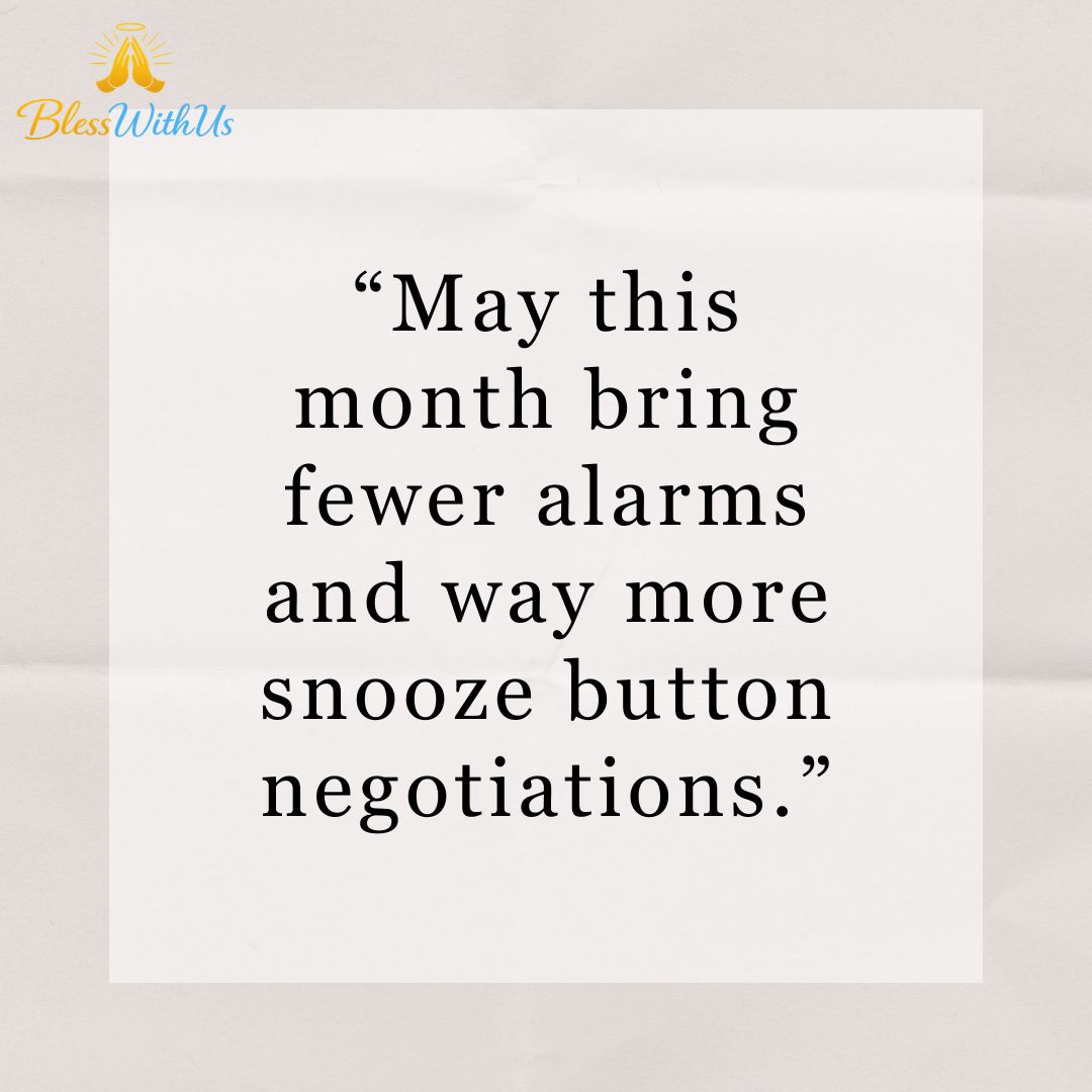 Funny New Month Messages
