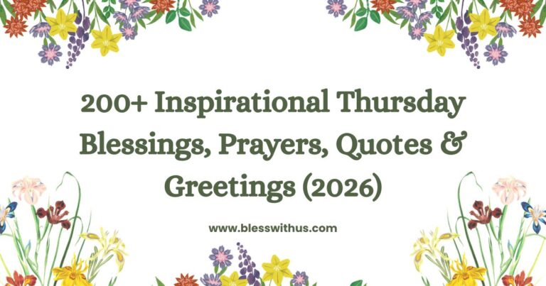 Inspirational Thursday Blessings