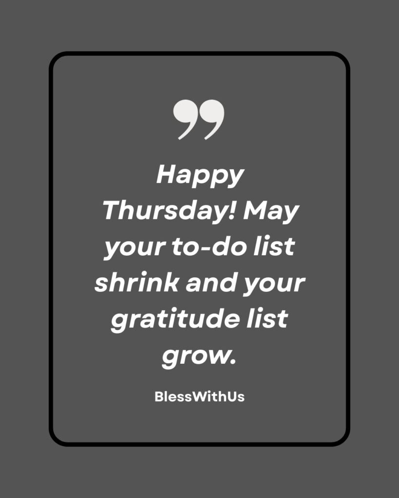 Happy Thursday Blessings