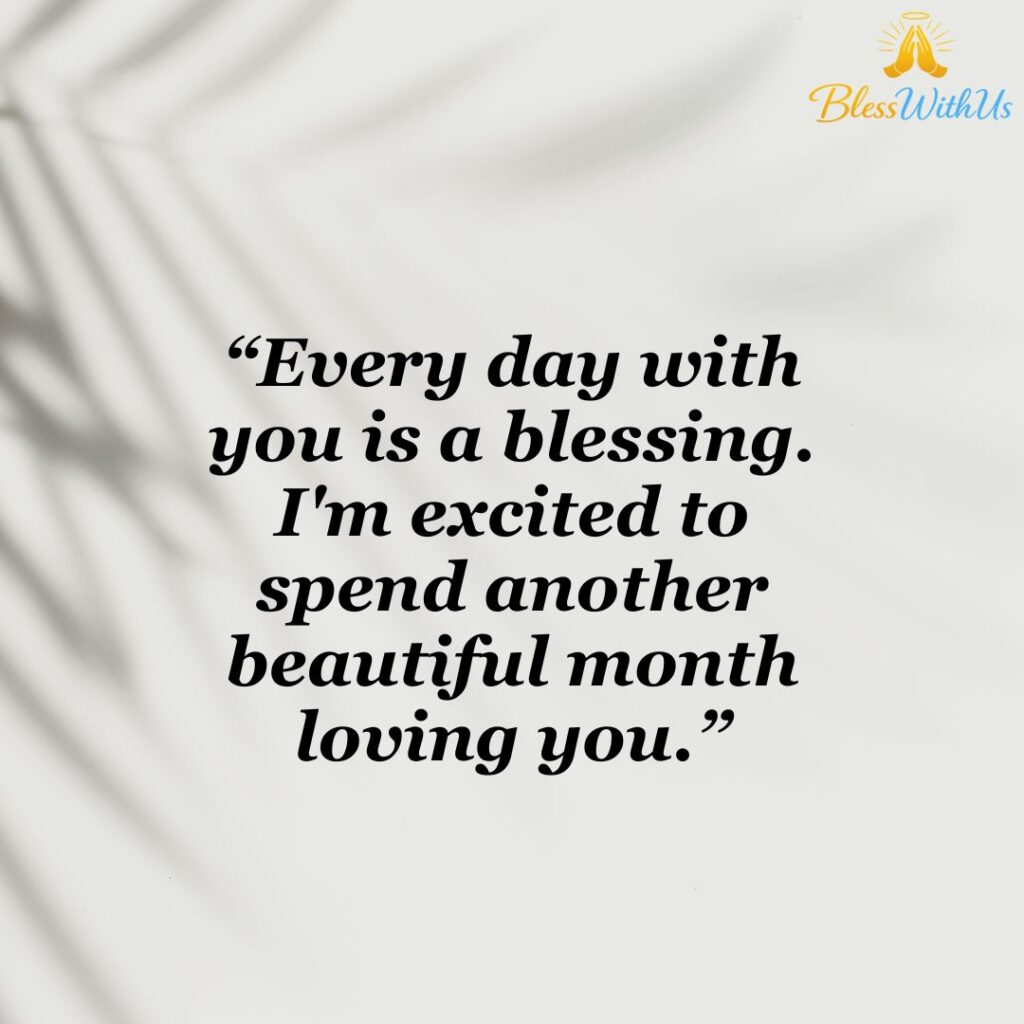 Sweet New Month Wishes for Her