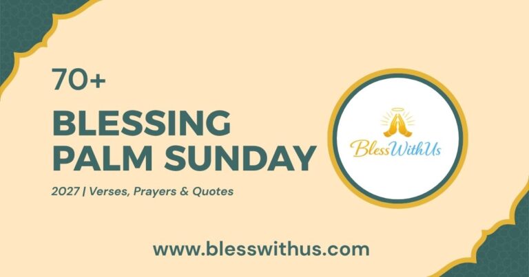 Blessing Palm Sunday