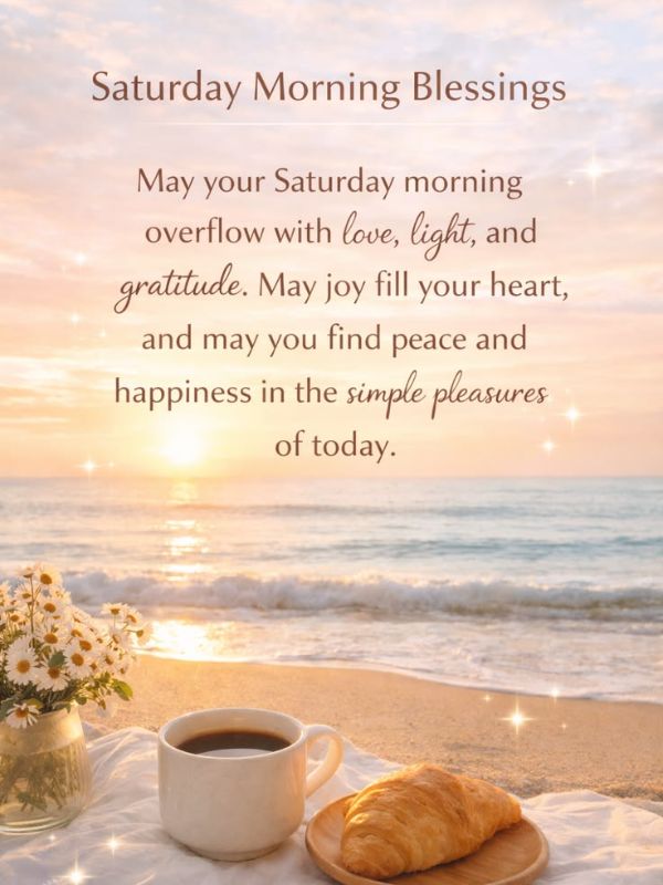 Good Morning Saturday Blessings Images