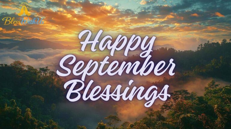 Happy September Blessings