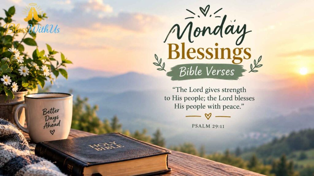 Monday Blessings Bible Verses