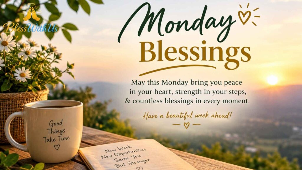 Monday Prayers for a Blessed Week